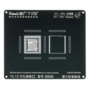 Qianli iPhone 8/8P/X reball stencil CPU module 2D