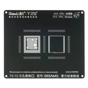 Qianli iPhone XS/Xs Max/Xr reball stencil CPU module 2D